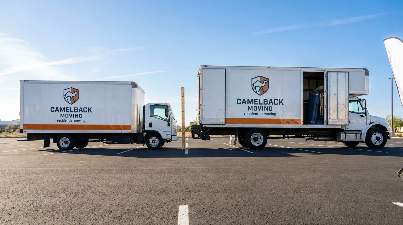 Moving truck size capacity guide in Columbia City